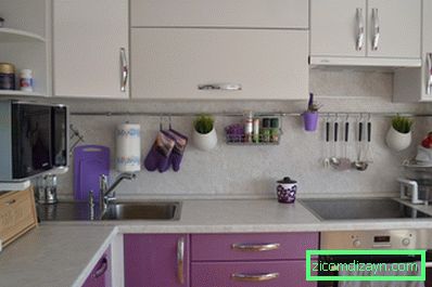 Zábradlí pre kuchyňu: Ako si vybrať a nainštalovať (foto)